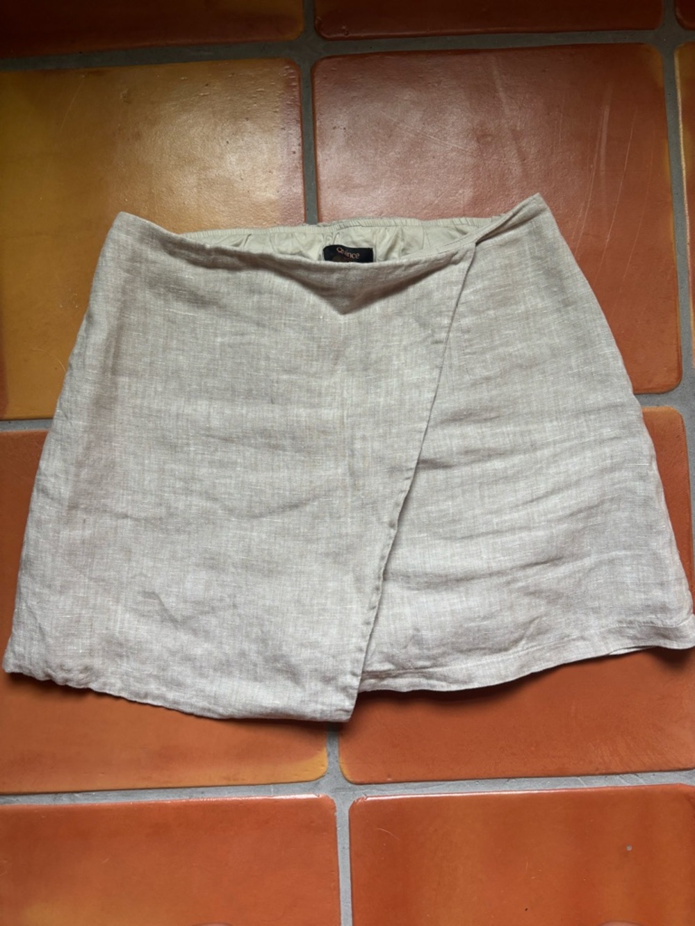Quince linen skort womens size 4 EUC quince linen skort